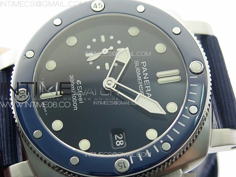 PAM1289 Y VSF 1:1 Best Edition Blue Dial on Blue Leather Strap P.900 Super Clone